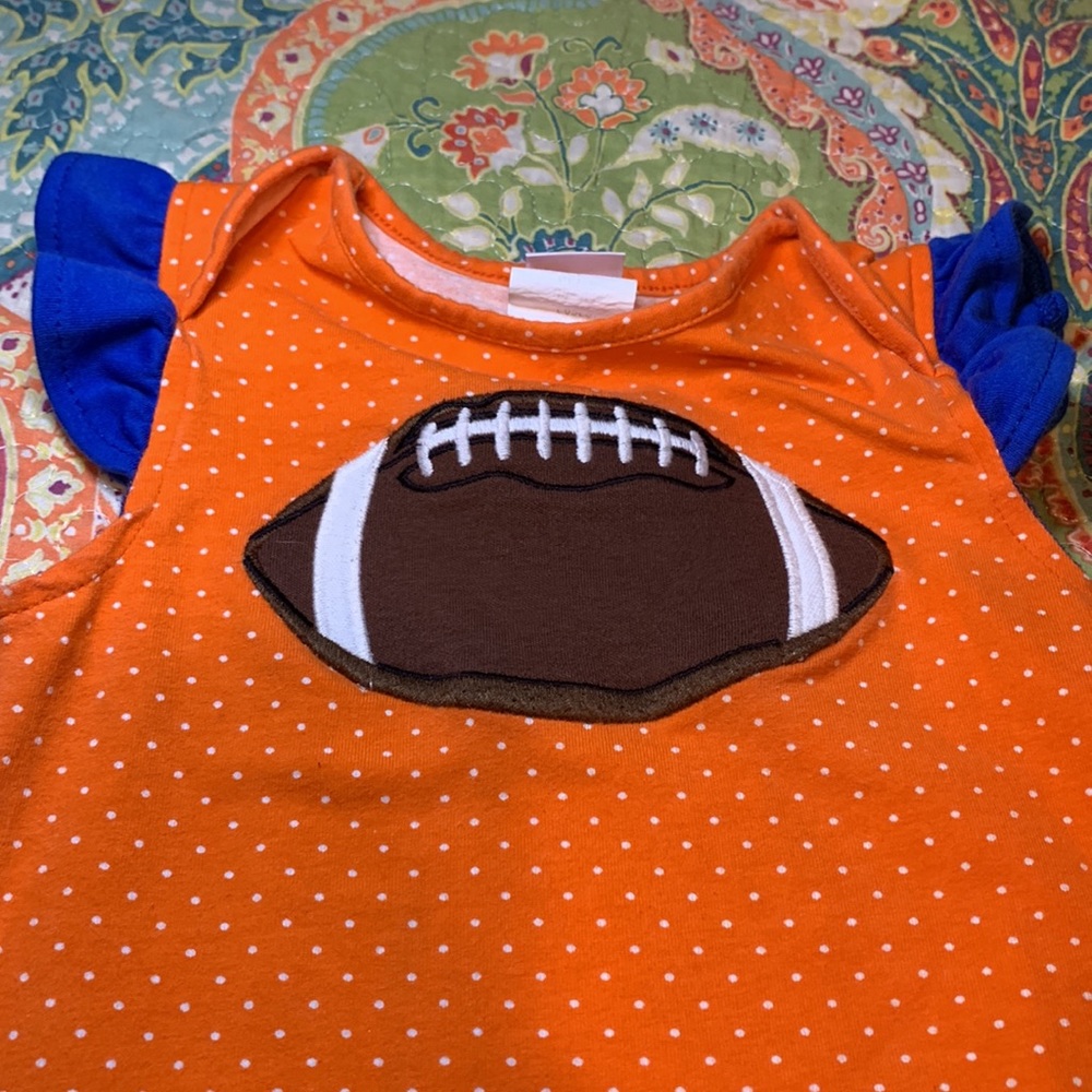 18m RicRac and Ruffles romper - Picture 2 of 4